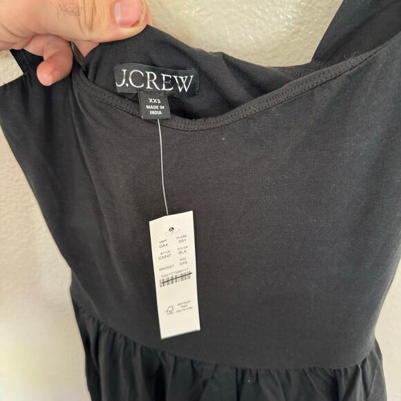 J Crew Sweetheart Event Tank Midi Dress with Poplin Skirt US Women's XXS New - Picture 6 of 7